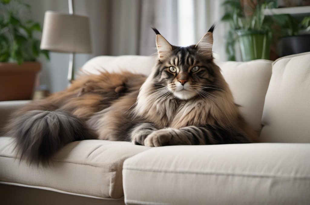 Wie groß werden Maine Coon Katzen? Größenvergleich und Pflege Katze & Hund